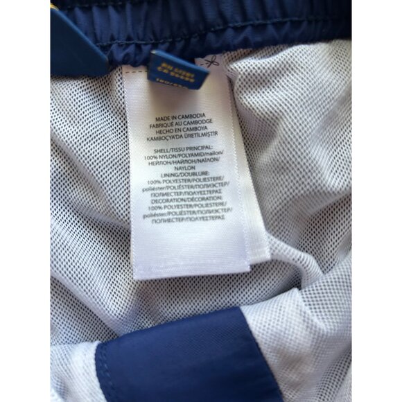 Polo Ralph Lauren Men's Larger Navy Swim Trunks Embroidered American Flag Print - Picture 7 of 12